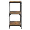 vidaXL B&uuml;cherregal R&auml;uchereiche 100x33x70,5 cm Holzwerkstoff und Stahl