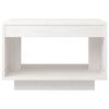 vidaXL Couchtisch Wei&szlig; 50x50x33,5 cm Massivholz Kiefer