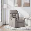 vidaXL Relaxsessel Taupe Stoff