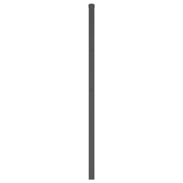 vidaXL Kopfteil Metall Schwarz 193 cm