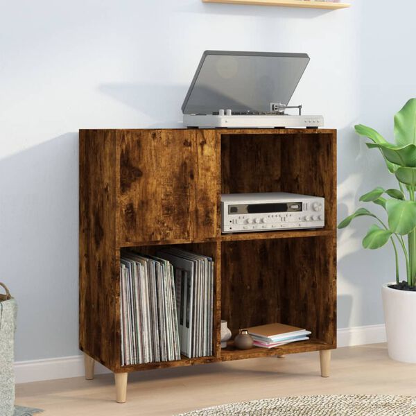vidaXL Plattenschrank R&auml;uchereiche 84,5x38x89 cm Holzwerkstoff