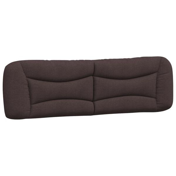 vidaXL Kopfteil-Kissen "Hvar" Dunkelbraun 180 cm Stoff