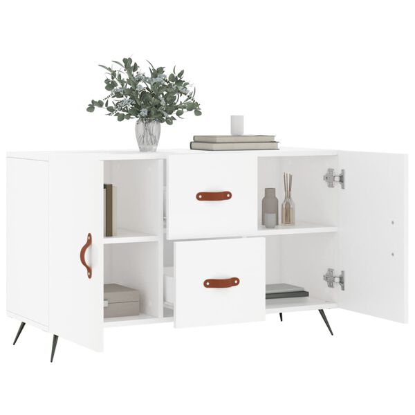 vidaXL Sideboard Wei&szlig; 100x36x60 cm Holzwerkstoff