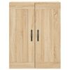 vidaXL Highboard Sonoma-Eiche 69,5x34x180 cm Holzwerkstoff