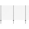 vidaXL Maschendrahtzaun mit Pfosten 10 x 1,4 m PVC-beschichteter Stahl
