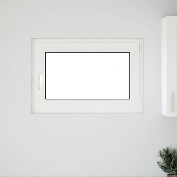 vidaXL Kellerfenster "RISOR" 90x50 cm Drehkipp DIN Rechts Anthrazit