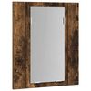 vidaXL LED-Spiegelschrank R&auml;uchereiche 40x12x45 cm Holzwerkstoff