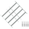 vidaXL Sicherheitsgitter f&uuml;r Fenster mit 4 Querstangen 3 pcs