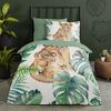 Good Morning Kinder-Bettw&auml;sche-Set JUNGLE 140x200/220 cm Gr&uuml;n