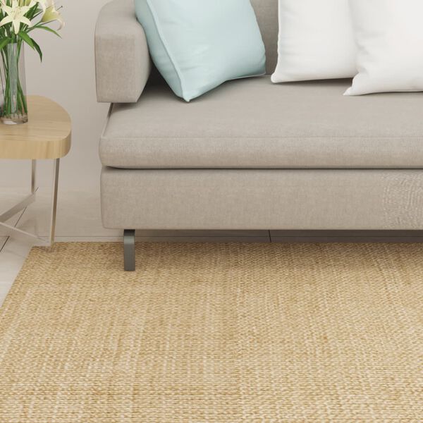 vidaXL Teppich Natur Sisal 80x350 cm