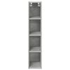vidaXL H&auml;ngeschrank Beton Grau 20 x 29,5 x 100 cm Holzwerkstoff