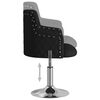 vidaXL Barhocker Schwarz Stoff