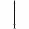 vidaXL Gartentor Schwarz 100x125 cm Stahlblatt-Design