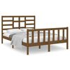 vidaXL Massivholzbett Honigbraun 140x190 cm