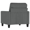 vidaXL Sofasessel Dunkelgrau 60 cm Stoff