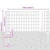 vidaXL Zaun mit Pfosten Silber 0,6 x 25 m Stahl