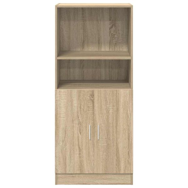 vidaXL Küchenschrank Sonoma-Eiche 57x41,5x131,5 cm Holzwerkstoff