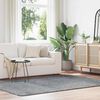 vidaXL Teppich Shaggy Hochflor NAVARRA Hellgrau 160x230 cm Polyester