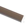 vidaXL Treppenkantenprofil in L-Form 15 Stk. Aluminium 90 cm Braun