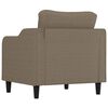 vidaXL Sofasessel Taupe 60 cm Stoff