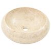vidaXL Waschbecken 40x12 cm Marmor Creme