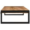 vidaXL Badregal Braun 120 x 50 x 23 cm Massives rohes Mangoholz