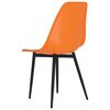 vidaXL Esszimmerst&uuml;hle 4 Stk. Orange PP