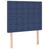 vidaXL Bettgestell ohne Matratze Blau 100x200 cm Stoff