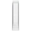 vidaXL Gabionen mit Hochbogen 5 Stk. 200x50x200/220cm Verzinktes Eisen