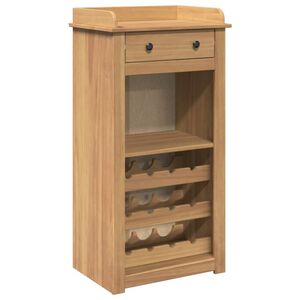 vidaXL Weinschrank PANAMA 57x40x111,5 cm Massivholz Kiefer