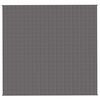 vidaXL Gewichtsdecke Grau 220x235 cm 11 kg Stoff