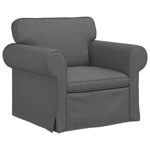 vidaXL Sofa Dunkelgrau 95 x 82 x 80 cm Stoff