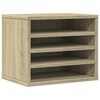 vidaXL Schreibtisch-Organizer Sonoma-Eiche 36x26x29,5 cm Holzwerkstoff