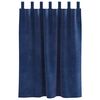 vidaXL Verdunkelungsvorh&auml;nge 2 pcs Dunkelblau 140 x 140 cm Samt