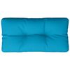 vidaXL Palettenkissen Hellblau 80x40x12 cm Stoff