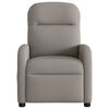vidaXL Relaxsessel Taupe Stoff