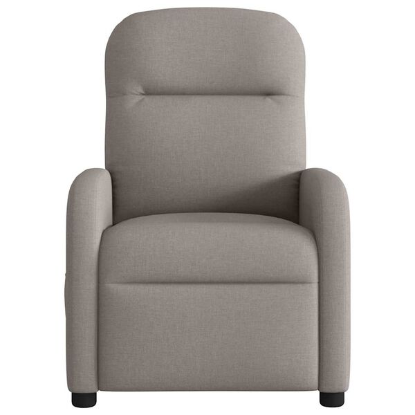 vidaXL Relaxsessel Taupe Stoff