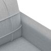 vidaXL 2-Sitzer-Sofa Hellgrau 140 cm Stoff