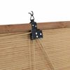 vidaXL Rollo mit Vorh&auml;ngen Braun 140 x 220 cm Bambus