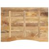 vidaXL Schreibtischplatte mit Aussparung 100x80x2,5cm Massivholz Mango