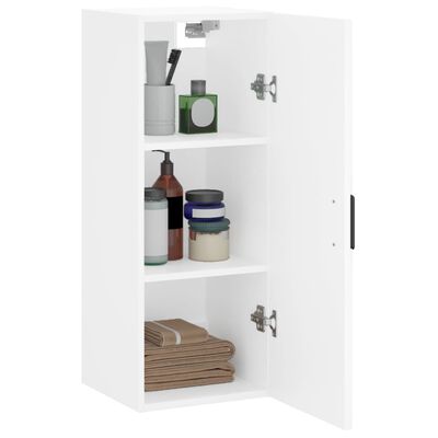 vidaXL Wandschrank Weiß 34,5x34x90 cm