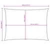vidaXL Sonnensegel Oxford-Gewebe Rechteckig 2,5x4,5 m Taupe