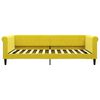 vidaXL Tagesbett Ausziehbar mit Schubladen Gelb 100x200 cm Samt