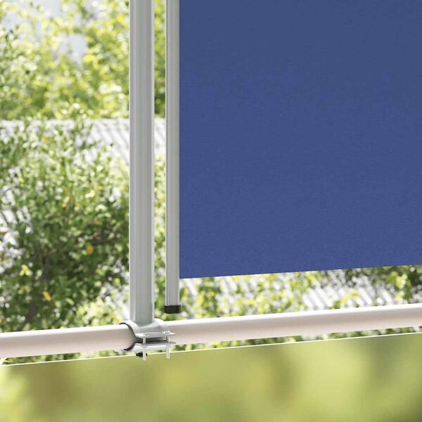 vidaXL Ausziehbare Seitenmarkise 140 x 300 cm Blau