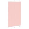 vidaXL Plissee Rosa 120x200 cm Stoffbreite 119,4 cm Polyester