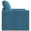 vidaXL Schlafsofa Blau 74 x 77 x 81 cm Samt