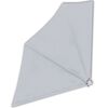 vidaXL Faltbarer Balkonf&auml;cher Grau 140&times;140 cm