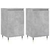 vidaXL Sideboards 2 Stk. Betongrau 40x35x70 cm Holzwerkstoff