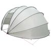 vidaXL Poolzelt Kuppel Grau 538 x 440 x 204 cm