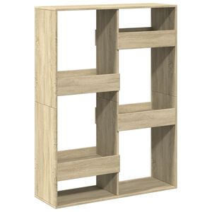 vidaXL Raumteiler Sonoma-Eiche 100x33x135 cm Holzwerkstoff